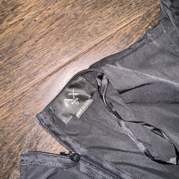 AX Paris black dress with tie belt - Picture 2 of 2